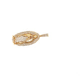 10k yellow gold Guadalupe pendant