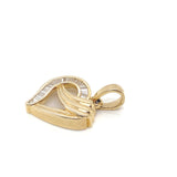 10K gold heart shape pendent