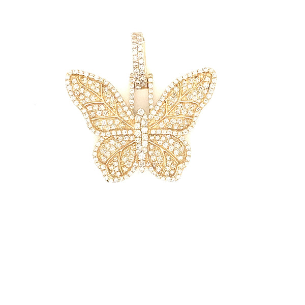 10K gold butterfly pendent