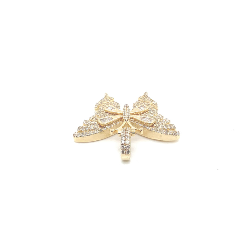 10K gold butterfly pendent