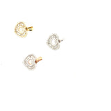 10k gold and natural diamonds heart pendant