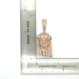 10k rose gold Jesus head