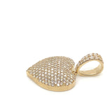 10K gold heart shape pendent