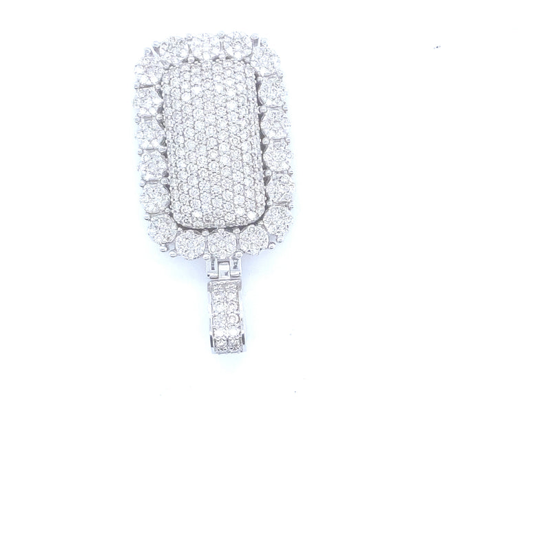 White gold squeare pillow