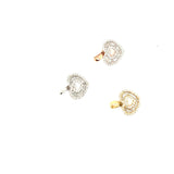 10k gold and natural diamonds heart pendant