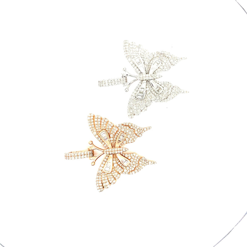 10K gold butterfly pendant