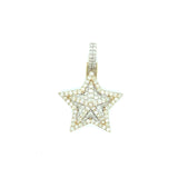 10K gold star pendent
