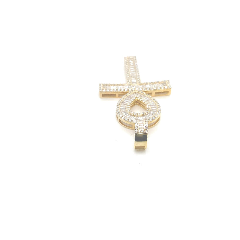 10K Gold Ank cross