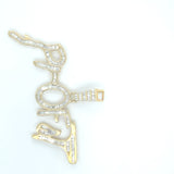 10K yellow gold profit pendant