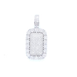 White gold squeare pillow