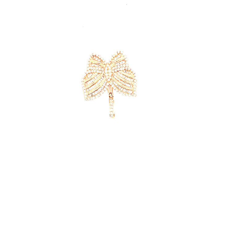 10K rose gold small butterfly pendant