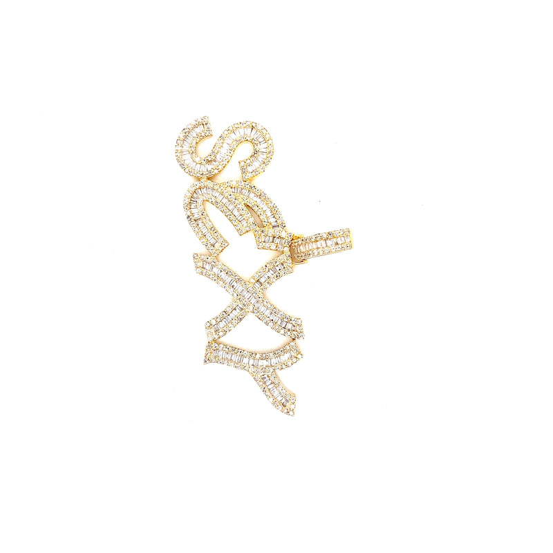 10k yellow gold sexy pendant