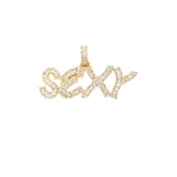 10k yellow gold sexy pendant