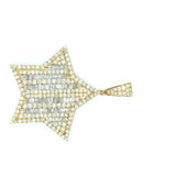 10K gold star pendent big
