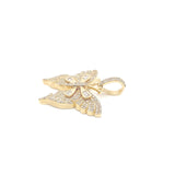 10K gold butterfly pendent