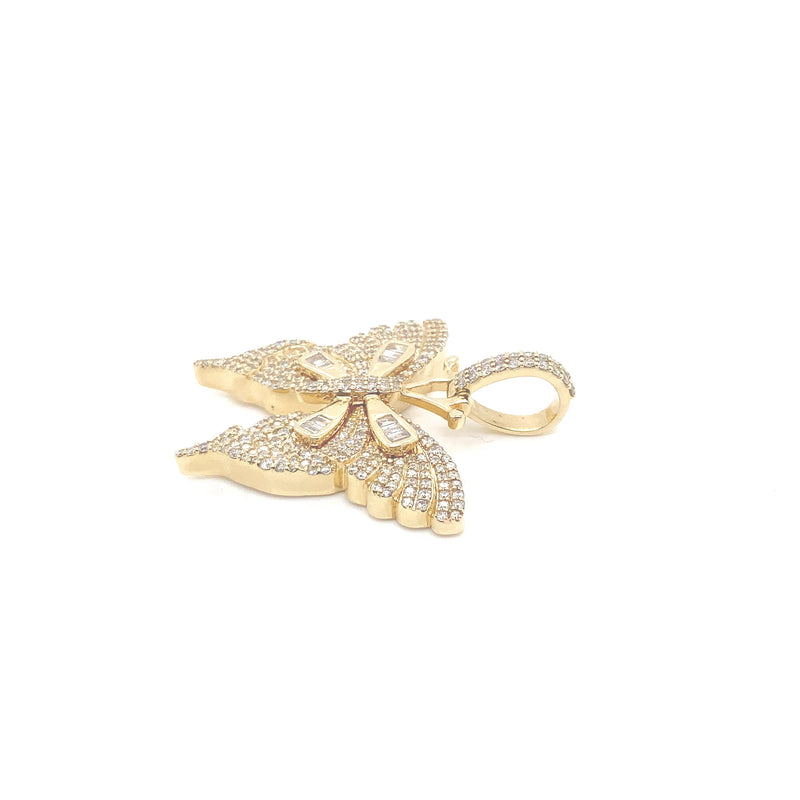 10K gold butterfly pendent