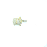 10k yellow gold money bgb profit pendant