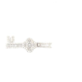 10K gold clover key pendent