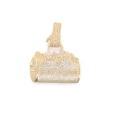 Yellow gold “in my bag” pendant