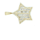 10K gold star pendent big