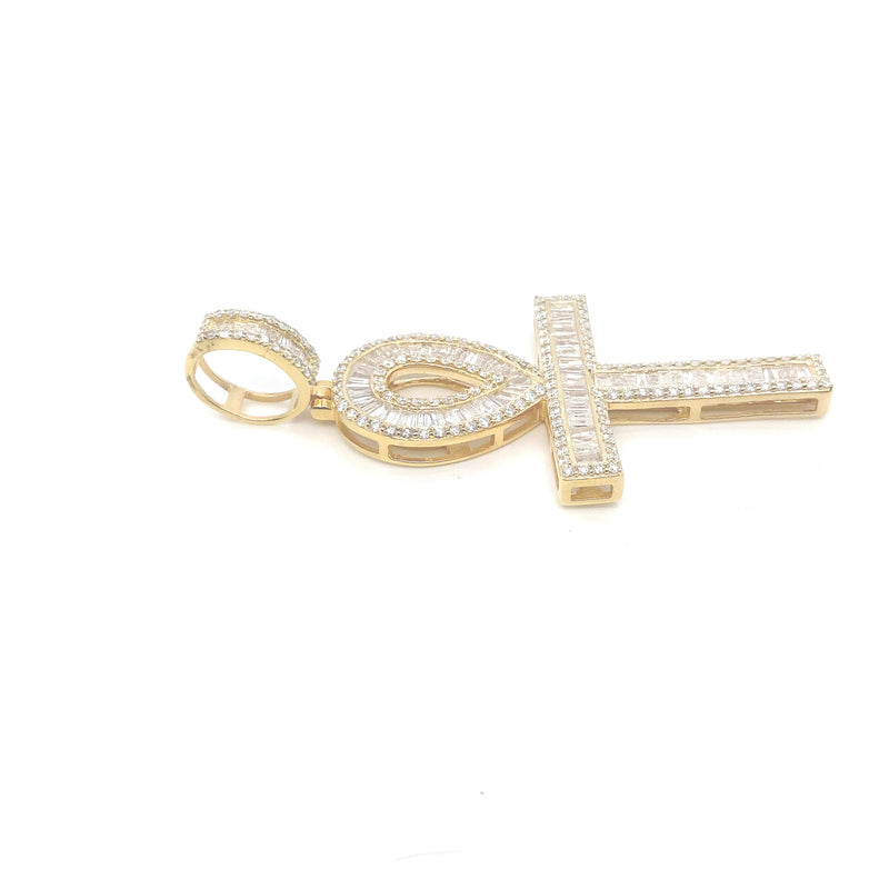 10K Gold Ank cross