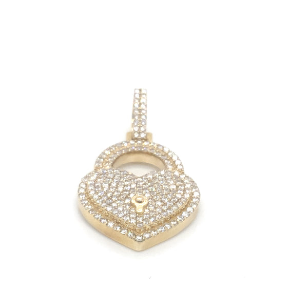 10K gold heart shape pendent