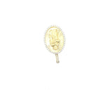 10k yellow gold st judge pendant