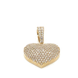 10K gold heart shape pendent