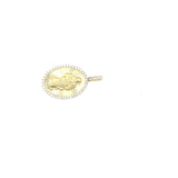 10k yellow gold st judge pendant
