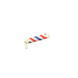 10k yellow gold barber pendant