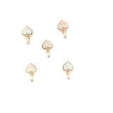 10K gold hearts pendants