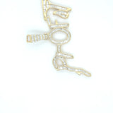 10K yellow gold profit pendant