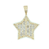 10K gold star pendent big