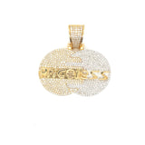 10K gold prince less pendent