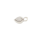 10K gold heart shape pendant