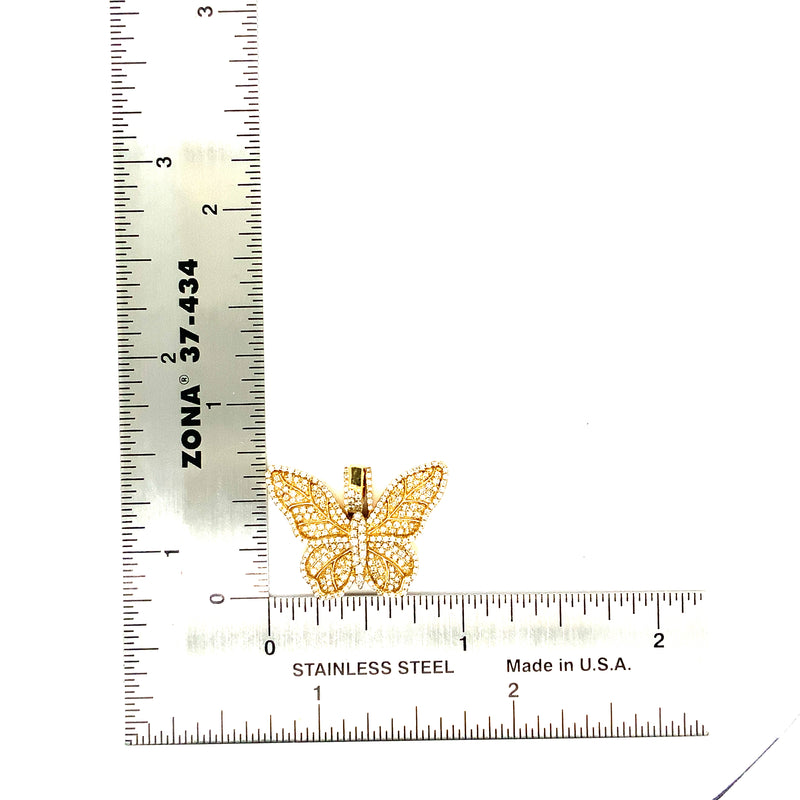10K gold butterfly’s pendant