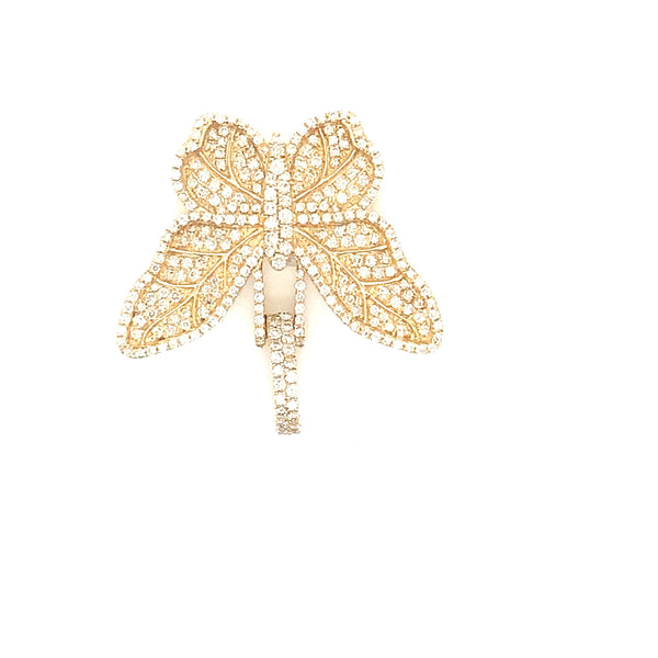 10K gold butterfly pendent