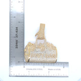 Yellow gold “in my bag” pendant