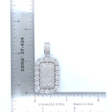 White gold squeare pillow