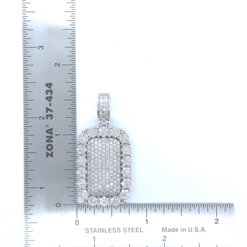 White gold squeare pillow