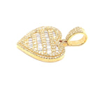 10K gold heart shape pendent
