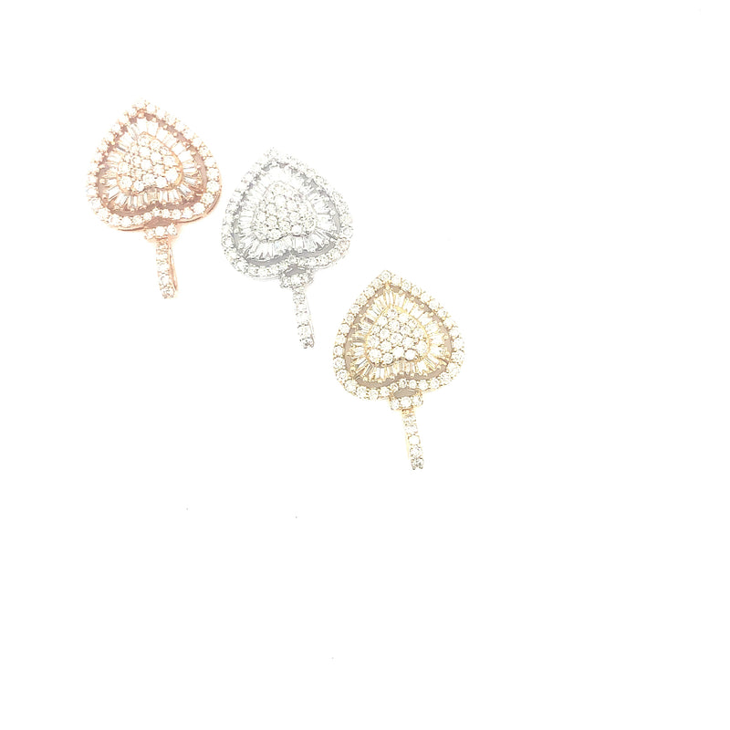 10k gold hearth pendants