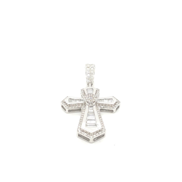 10K gold diamond cross