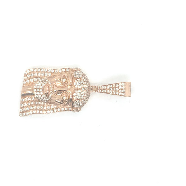 10k rose gold Jesus head