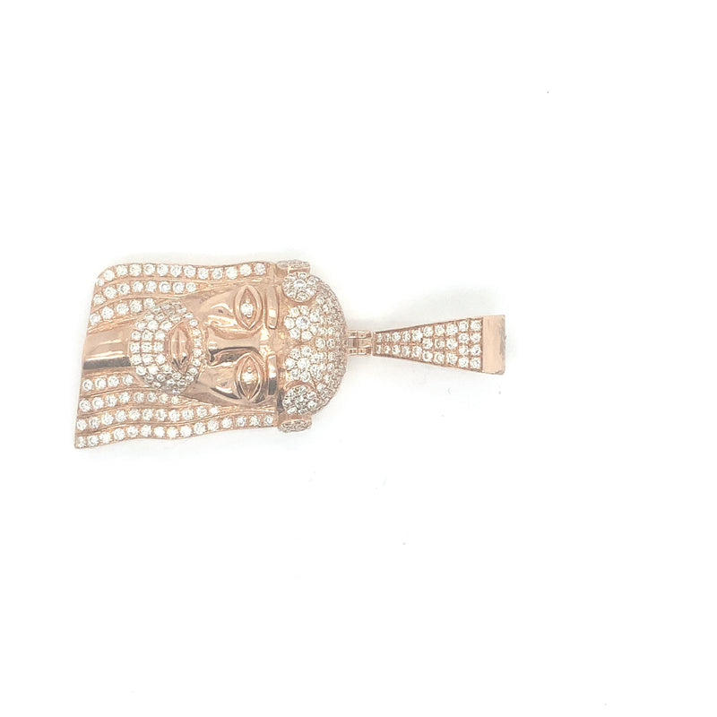 10k rose gold Jesus head