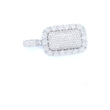 White gold squeare pillow