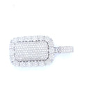 White gold squeare pillow