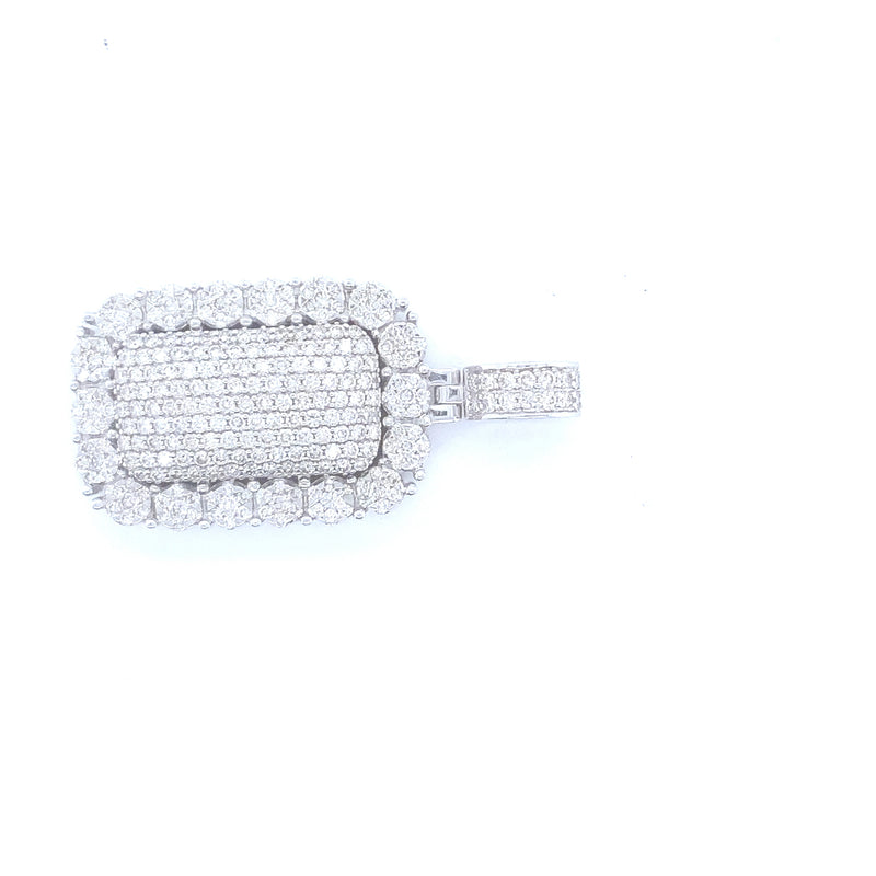 White gold squeare pillow