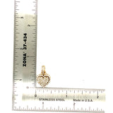 10K gold hearts pendants