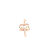 10K gold Diamond Ank cross